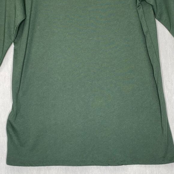 NOS Abercrombie & Fitch New York Logo Tee Shirt Kids 15/16 Hunter Green Spellout - Picture 7 of 10